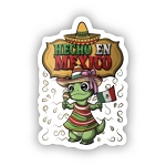Hecho En Mexico Mexican Spinytail Iguana  Sticker (Peel N'Stick)